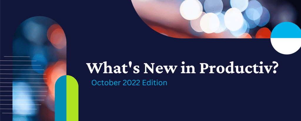 What's New in Productiv (3)