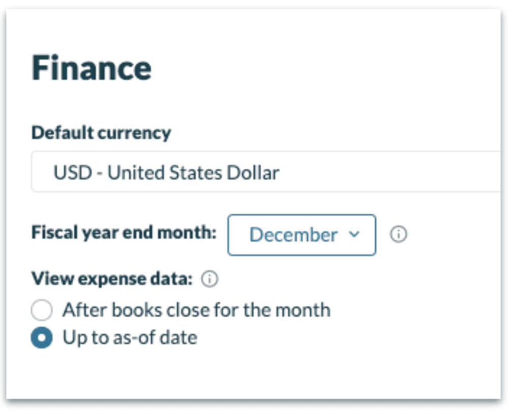 Screenshot of Productiv showing two ways to view fiscal year to date metrics.