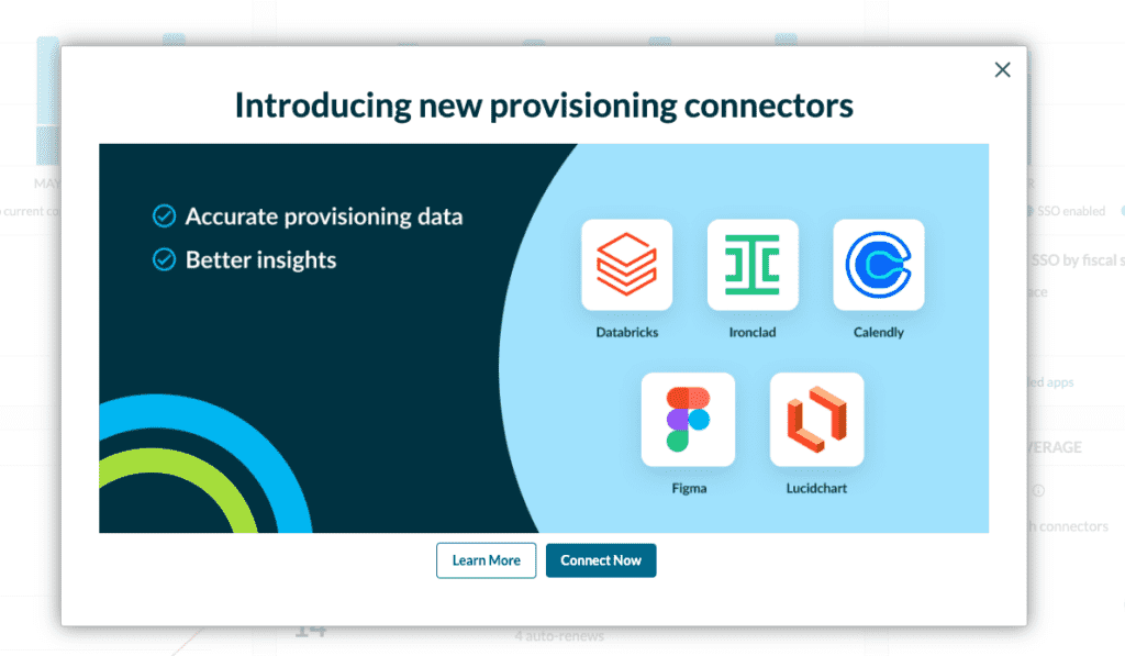 Introducing the latest provisioning connectors for Databricks, Ironclad, Calendly, Figma, and Lucidchart.