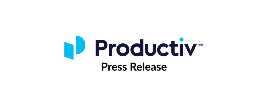 Image reads "Productiv, Press Release"