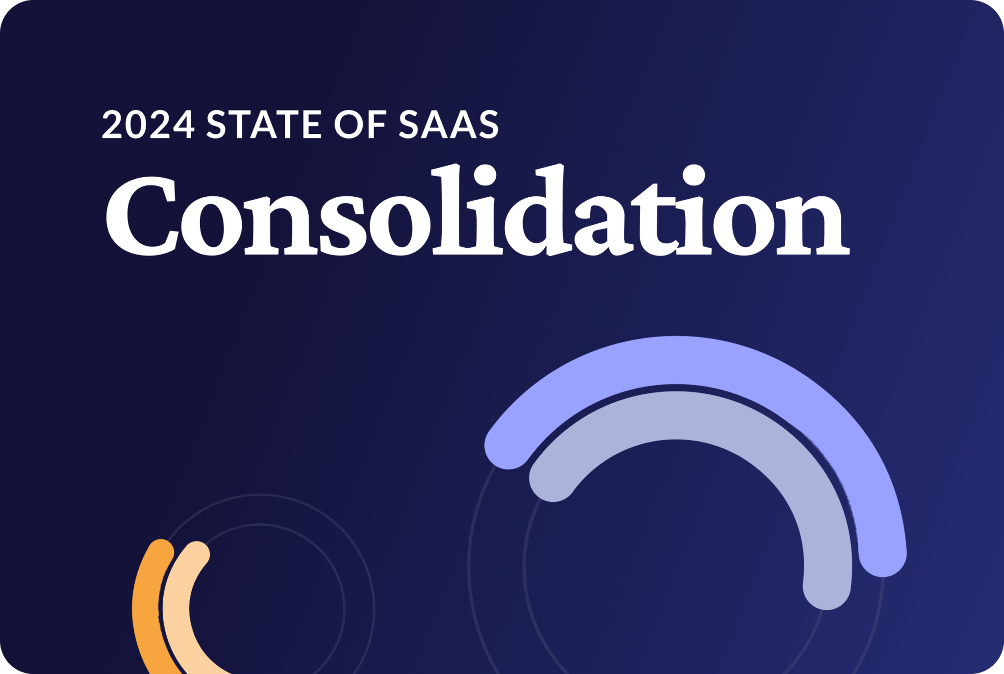 Image reads "2024 state of saas consolidation"