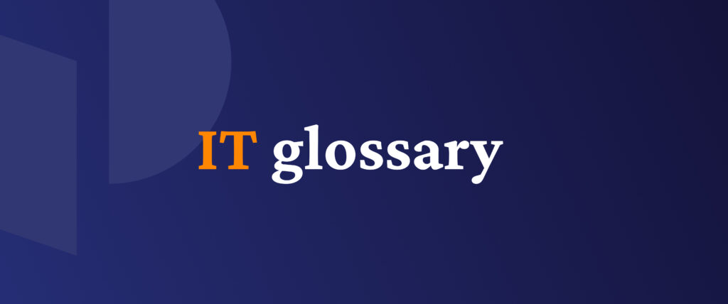 Image reads "IT glossary"