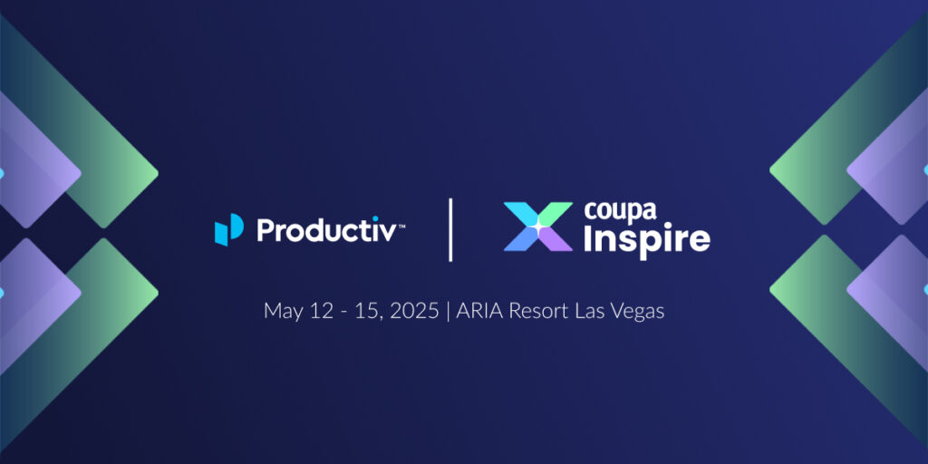 Productiv is sponsoring Coupa Inspire