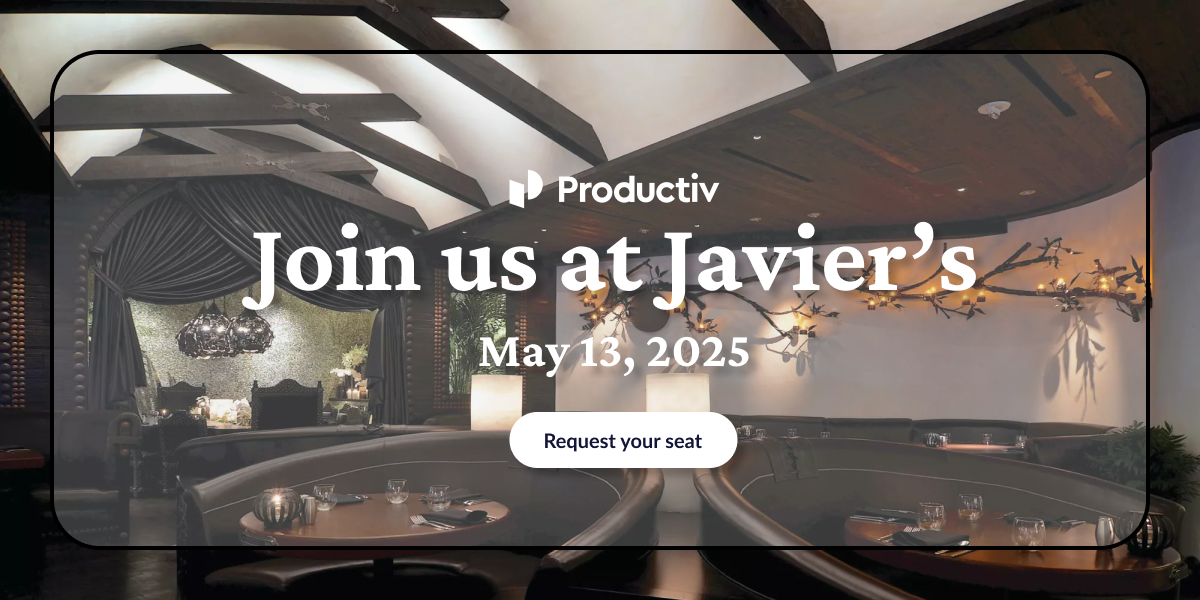 Javier's Join us at Javier's, May 13th, 2025