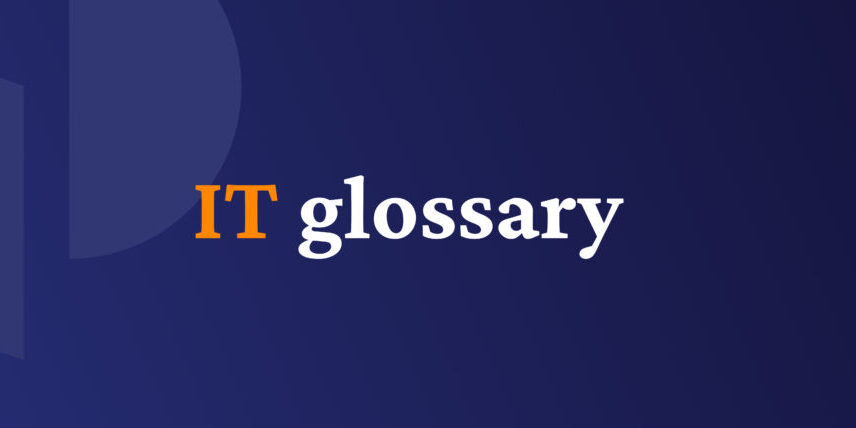 Image reads "IT glossary"