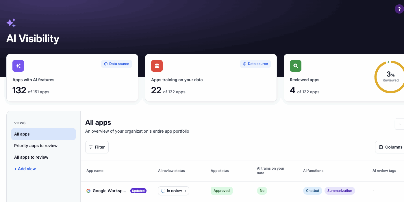 Highlight Updated AI Functionalities